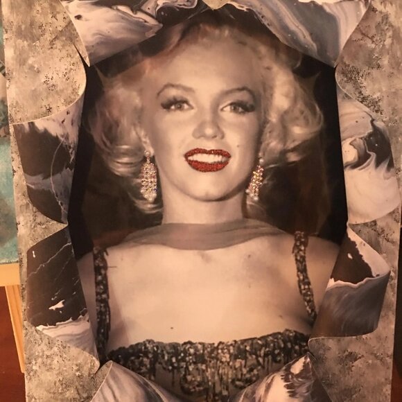Canvas Art-Marilyn Monroe-Canvas-Gift-Photos, Bust Canvas Art - Picture 2 of 3